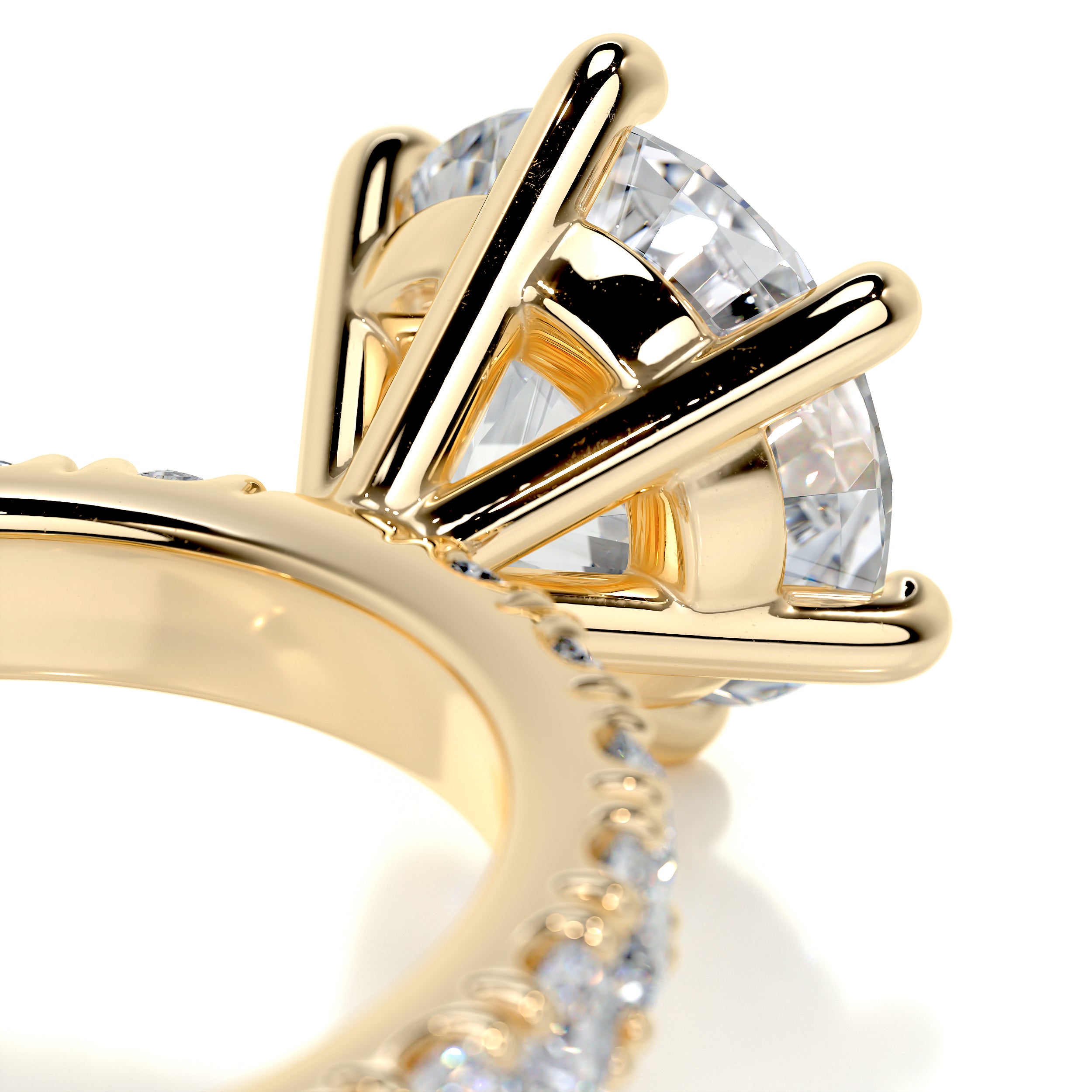 Jane Diamond Engagement Ring -18K Yellow Gold、mySite、hinf8tx79