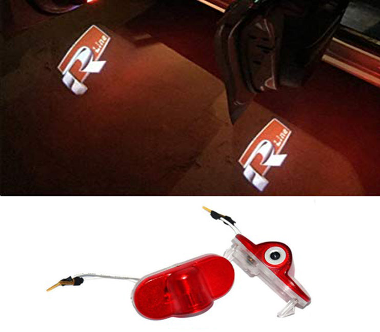 2x Volkswagen R Line DOOR LIGHT (PLUG&PLAY)、mySite、nflplayoffbracketp