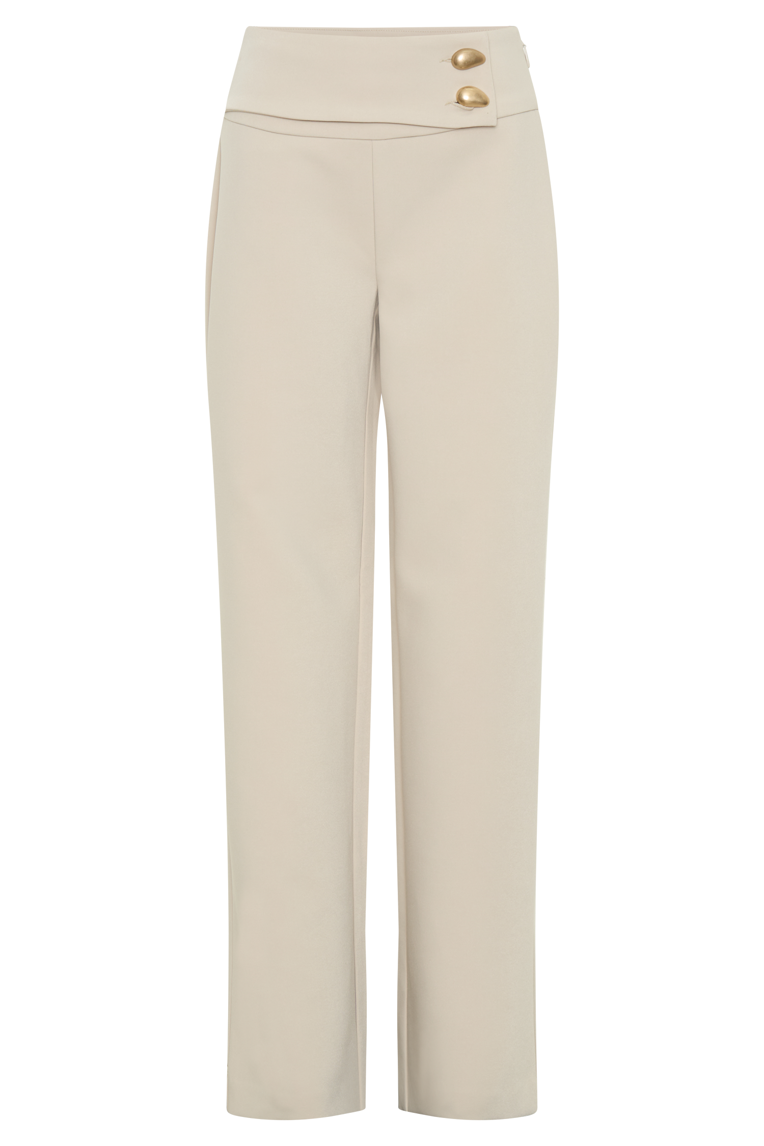 Lindie Straight Leg Suiting Pants - Sand、mySite、solidvoid
