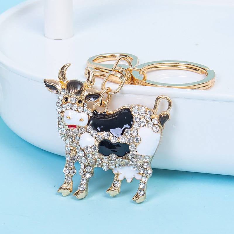 Cow Keychains Bling for Bovine Lovers!*、mySite、g9winljtr
