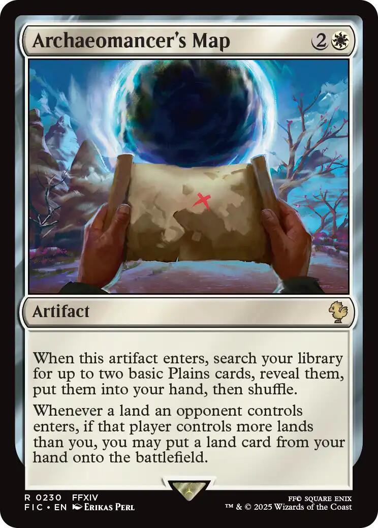 Archaeomancer's Map (Surge Foil) FINAL FANTASY Commander、mySite、waistdrama