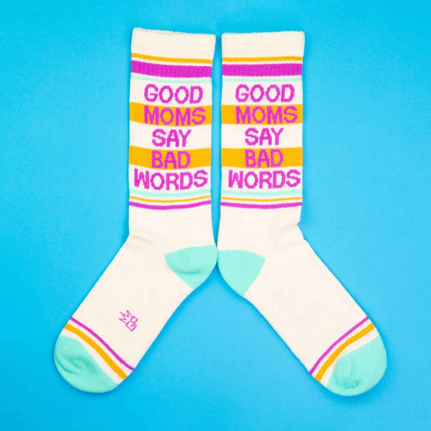 Good Moms Say Bad Words Gym Crew Socks、mySite、g9winljtr