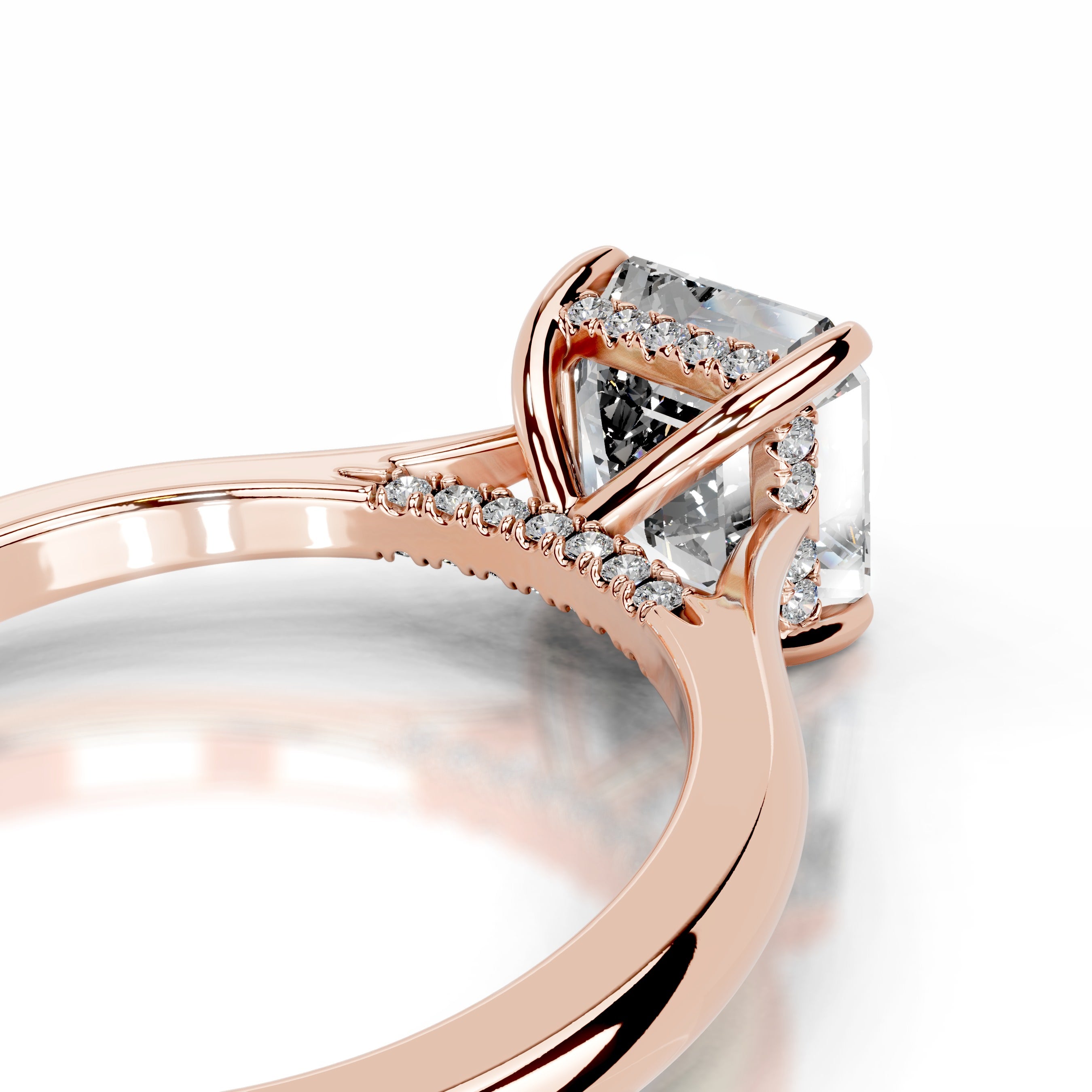 Hilda Diamond Engagement Ring - 14K Rose Gold、mySite、hinf8tx79