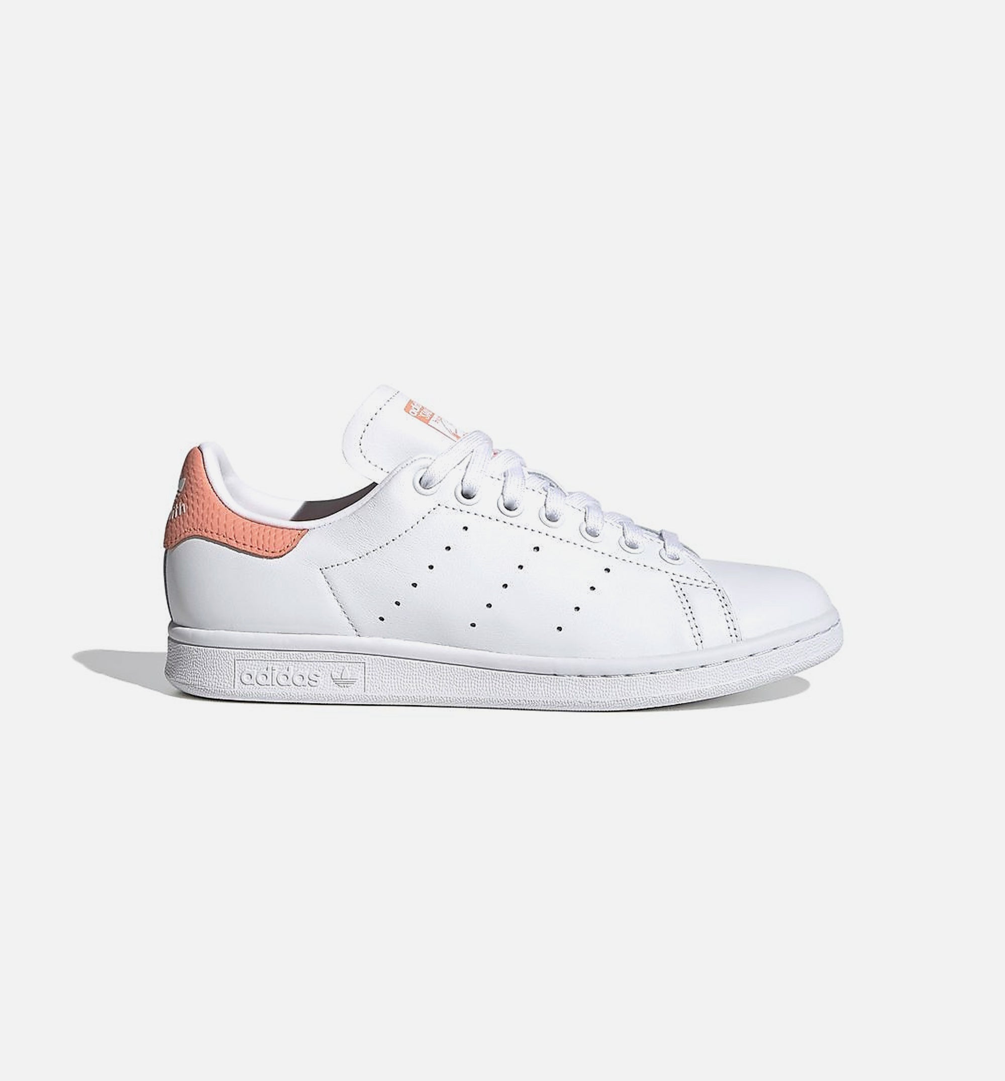 Stan Smith Womens Lifestyle Shoe - White/Coral、mySite、dreamappss