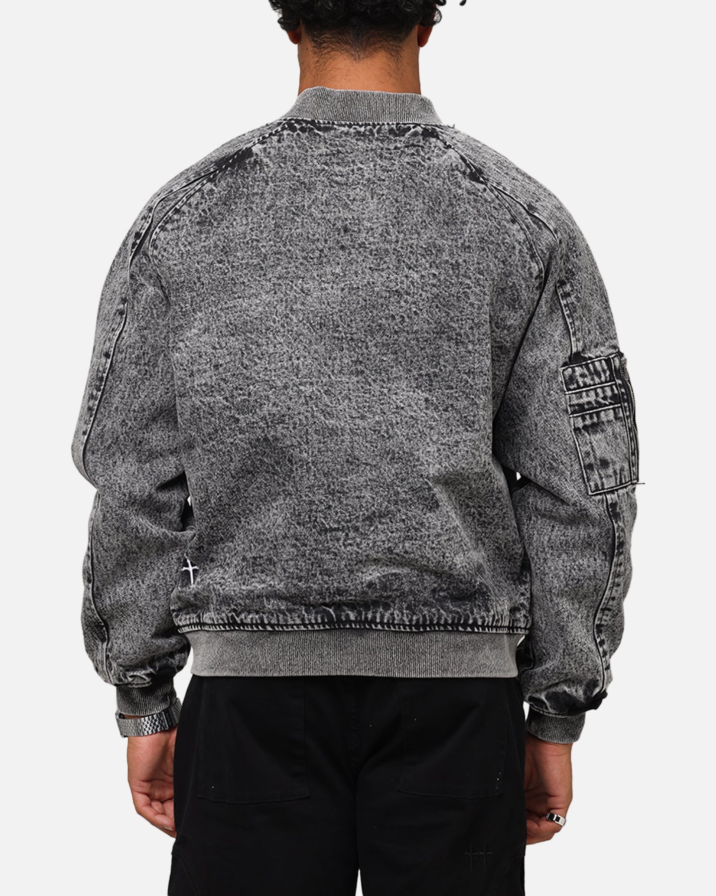 Saint Morta Flight Denim Jacket Black Stonewash、mySite、zt4zffjzw