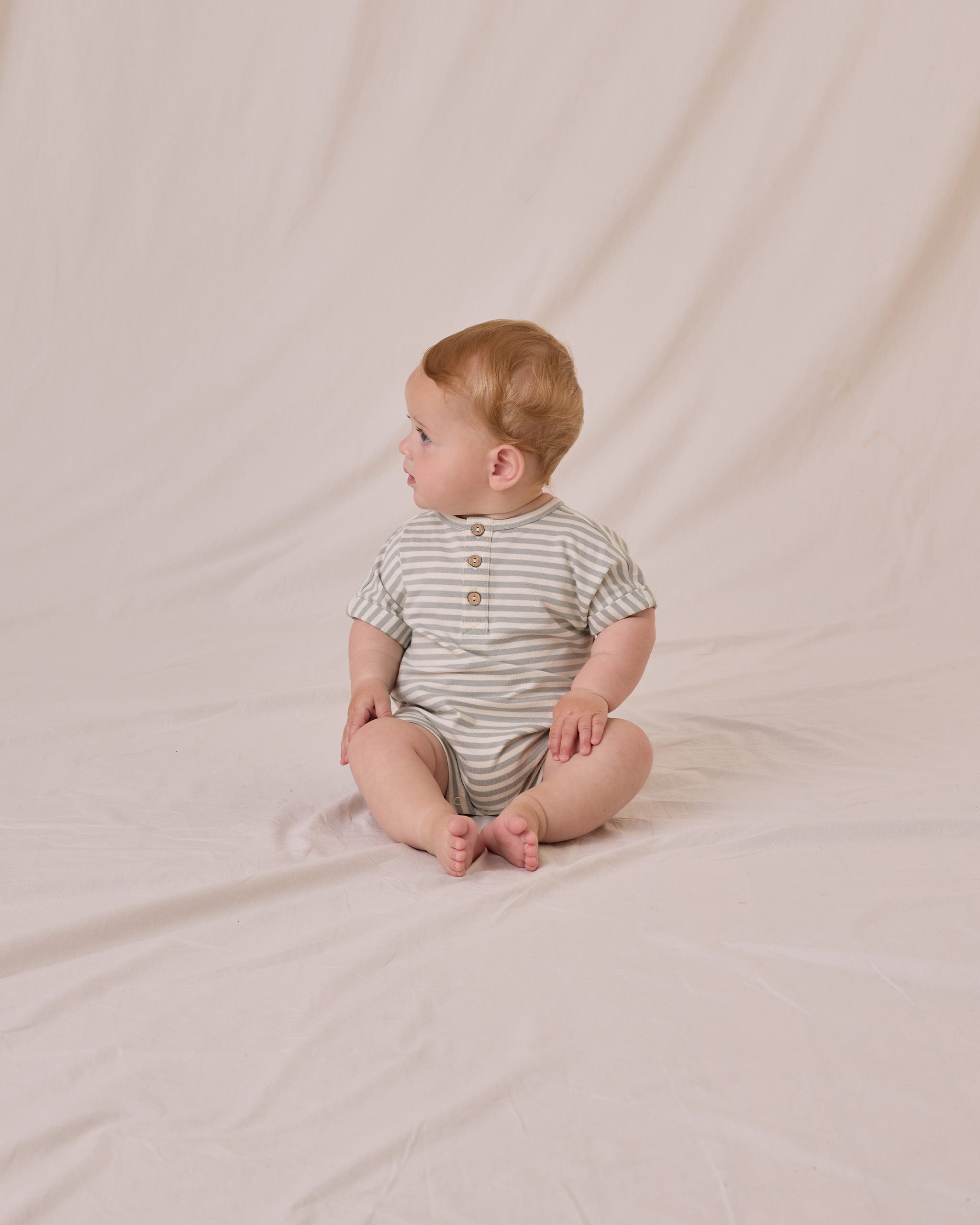  Short Sleeve One-Piece || Sage Stripe、mySite、layawaytickets