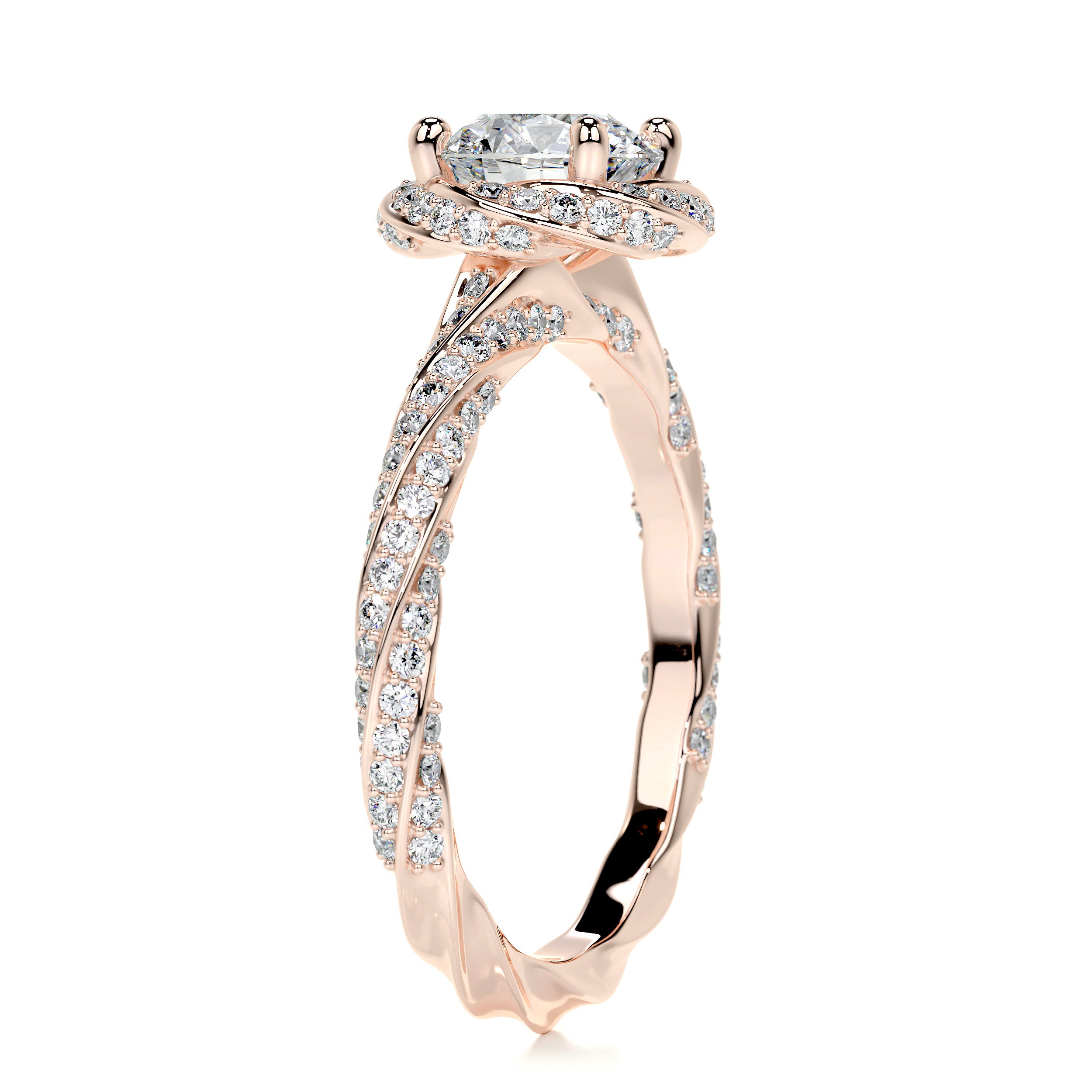 Joanne Diamond Engagement Ring -14K Rose Gold、mySite、hinf8tx79