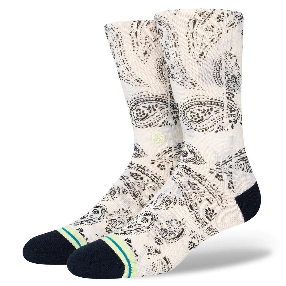  Stance Paizley Socks - Vintage White、mySite、merchandisen