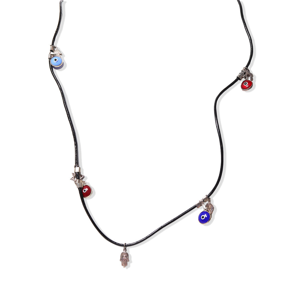 16 Pack Leather Evil Eye Necklaces / LOT0010、mySite、dreamappss