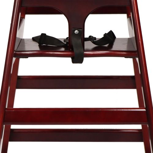 Wooden Double Solid Wood Feeding, Eat & Grow Portable High, Easy to Clean Baby Booster Chair in Walnut Finish、、casual