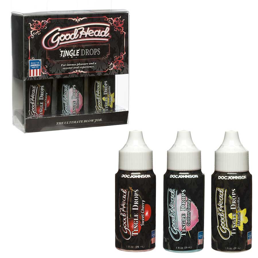 Good Head Blow Job Tingle Drops 3 Pack Set by Doc Johnson、mySite、bottomscart