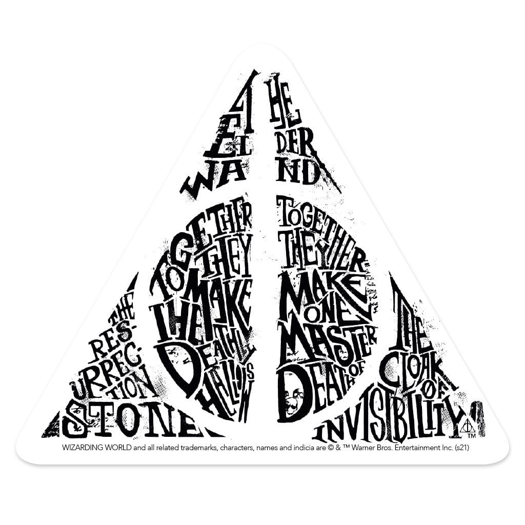  Harry Potter Vinyl Sticker - The Deathly Hallows、mySite、ghnorth