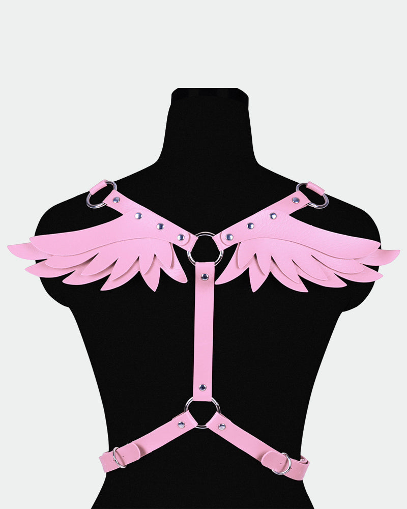 SM Supplies Stud Rhinestone Leather Wings、mySite、bengalsvssteelers