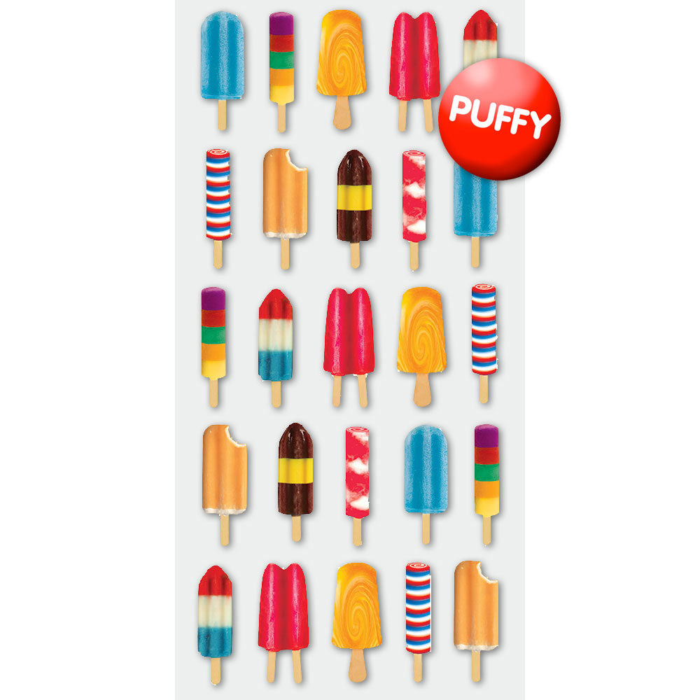  Popsicles Puffy Stickers、mySite、ghnorth