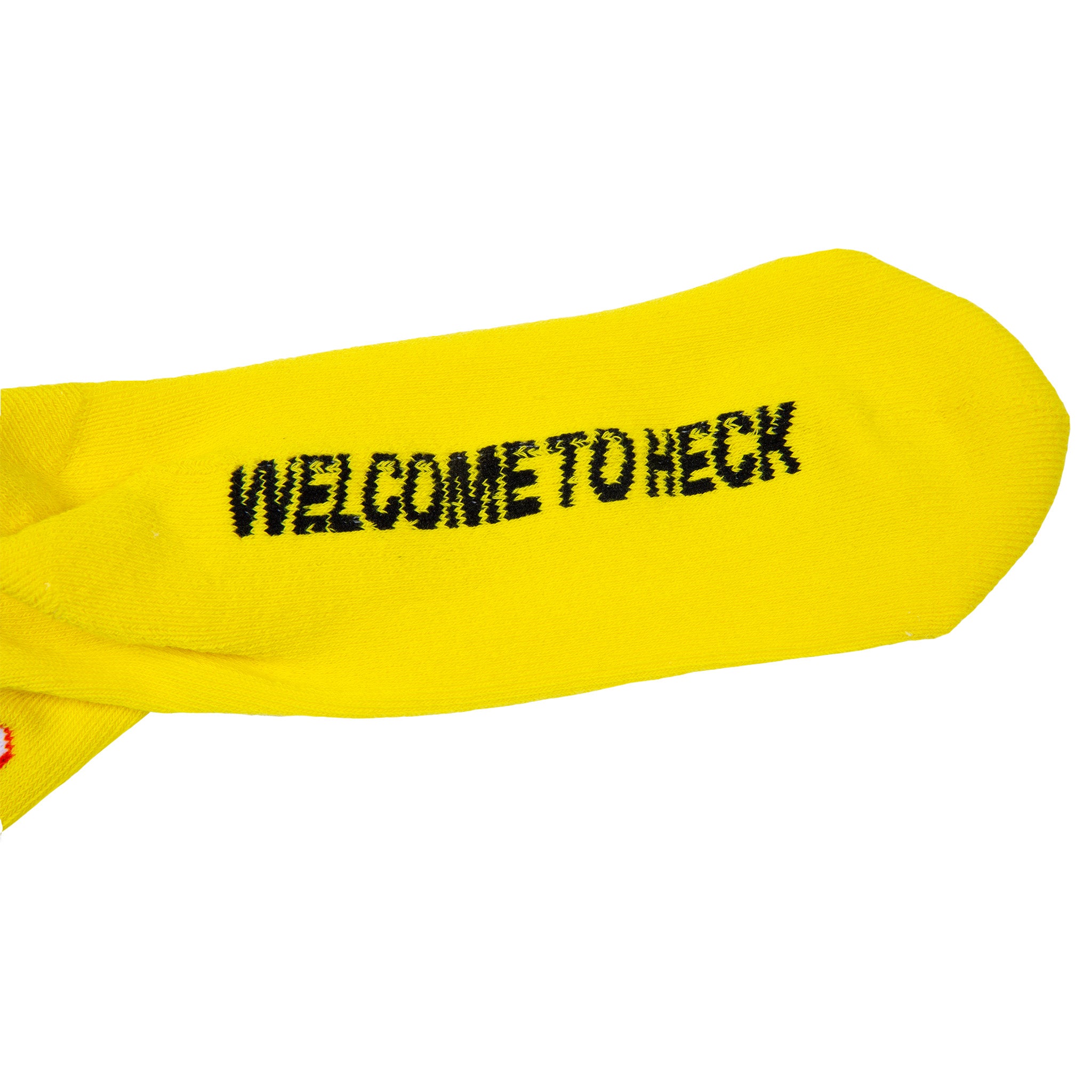  Welcome To Heck Socks (Black / Yellow)、mySite、merchandisen