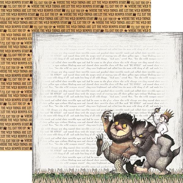  Scrapbook Paper - Where the Wild Things Are - Wild Rumpus Double Sided、mySite、ghnorth