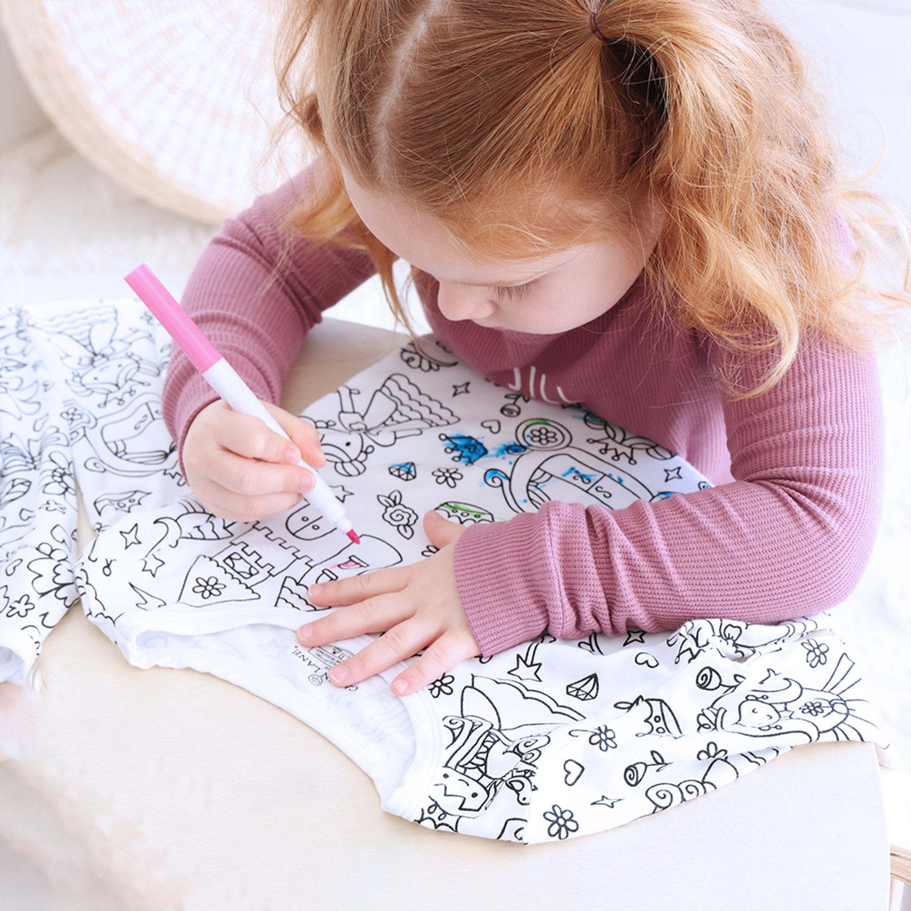  Colorable Two Piece Pajama Set | Far Far Away、mySite、layawaytickets