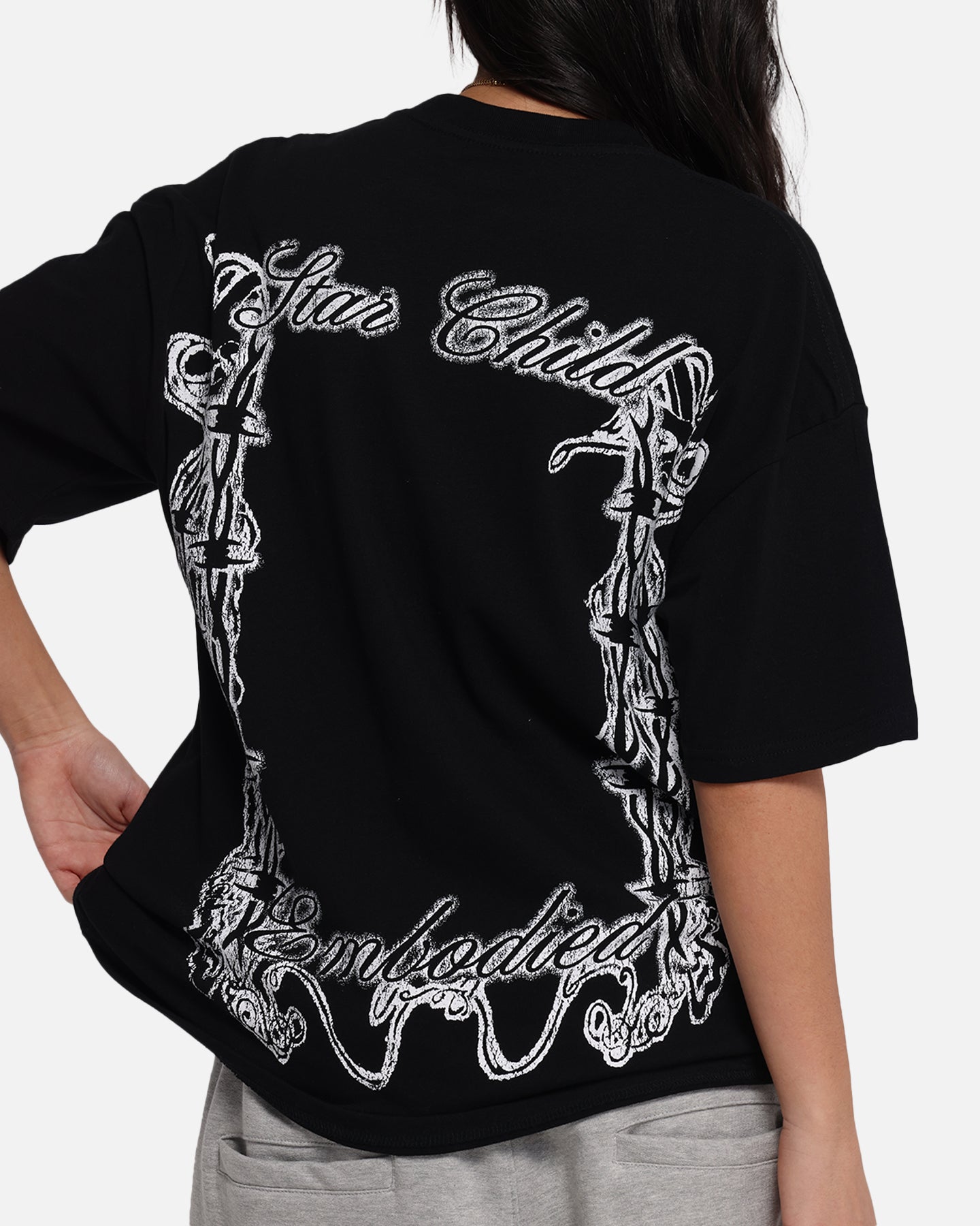 Loiter Earth Angel T-Shirt Black、mySite、zt4zffjzw