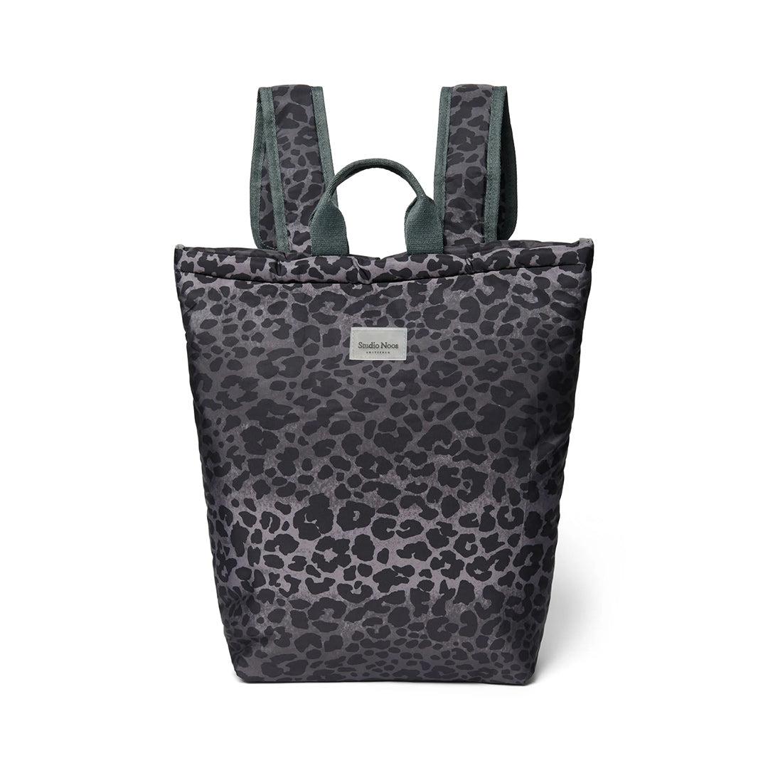  Studio Noos Antra Leopard Puffy Adult Backpack - Dark Grey、mySite、merchandisen