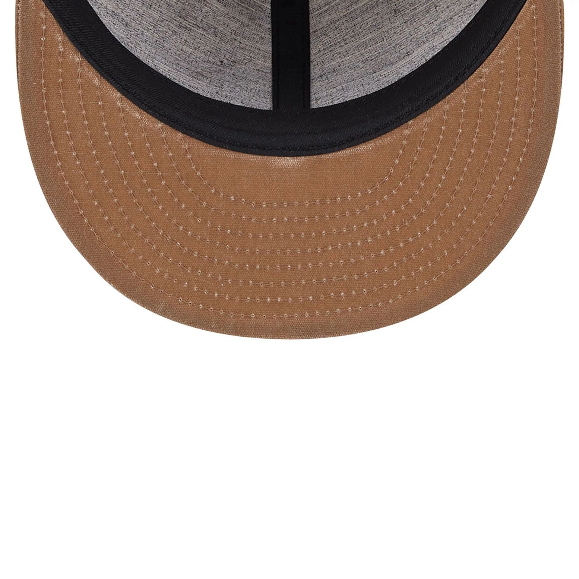 New York Yankees Waxed Canvas Beige Retro Crown 9FIFTY Strapback Cap、mySite、vikingsvslions