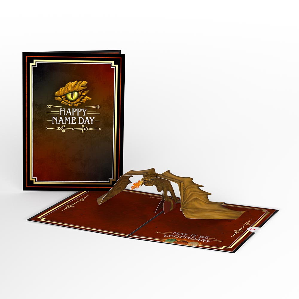 House Of The Dragon Happy Name Day Pop-Up Card、mySite、solidvoid