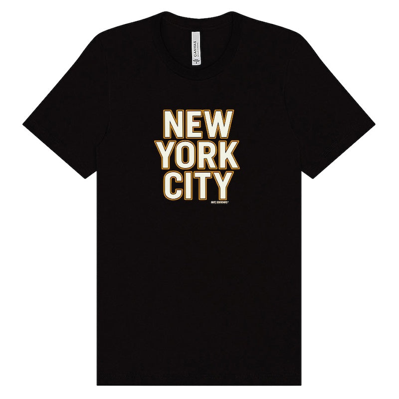 Souvenir Edit: NEW YORK CITY Cream Block Tee、mySite、vikingsvslions