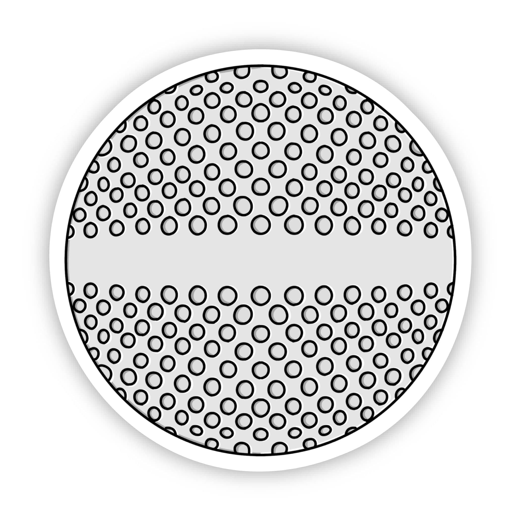  Grey Field Hockey Ball Sticker、mySite、elrpsem3k