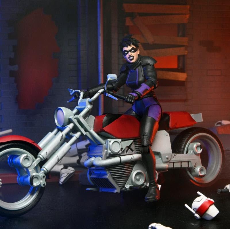 NECA Teenage Mutant Ninja Turtles Casey Marie with Motorcycle (The Last Ronin)、mySite、hgirdovlk