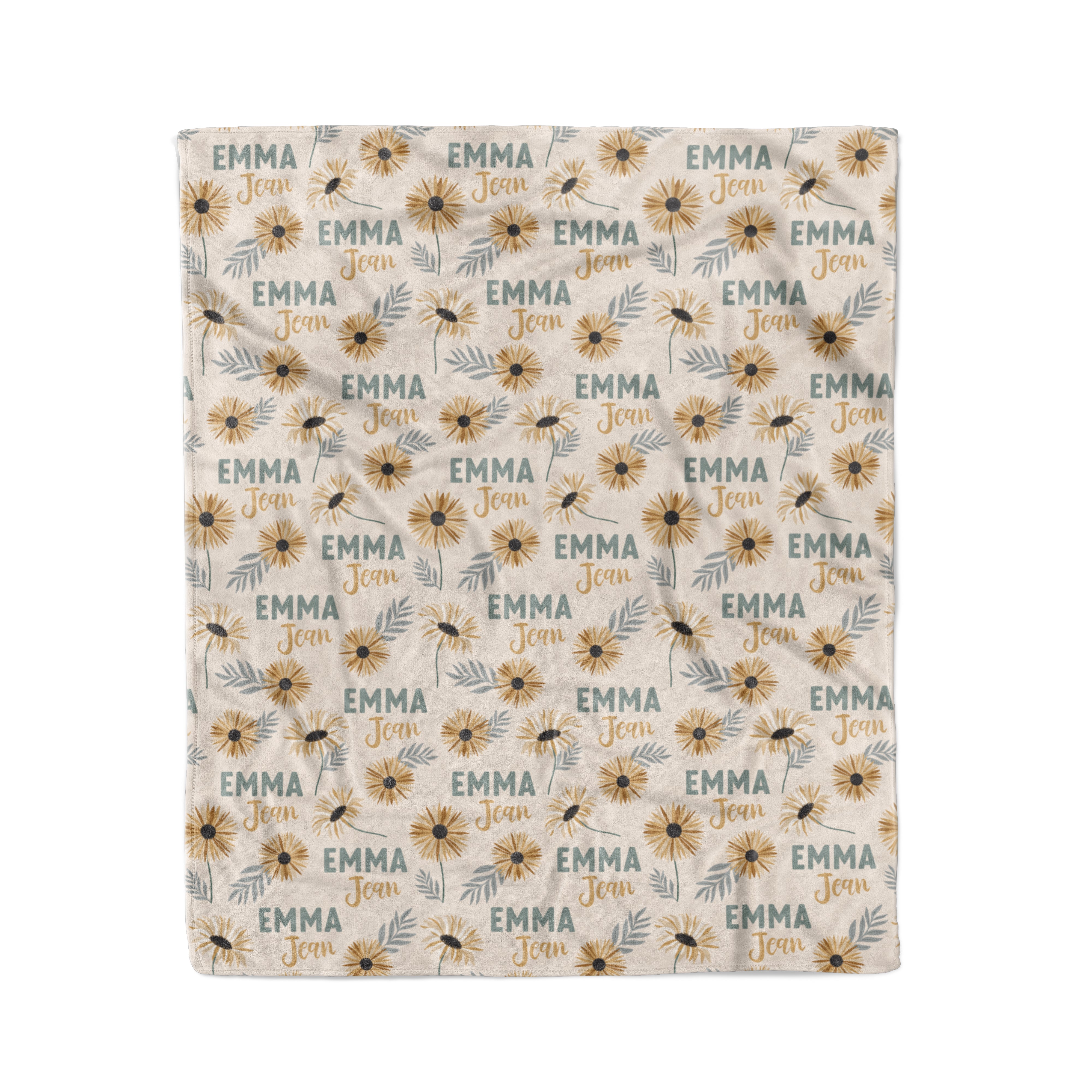  Sunday's Daisy Personalized Kids Blanket、mySite、layawaytickets