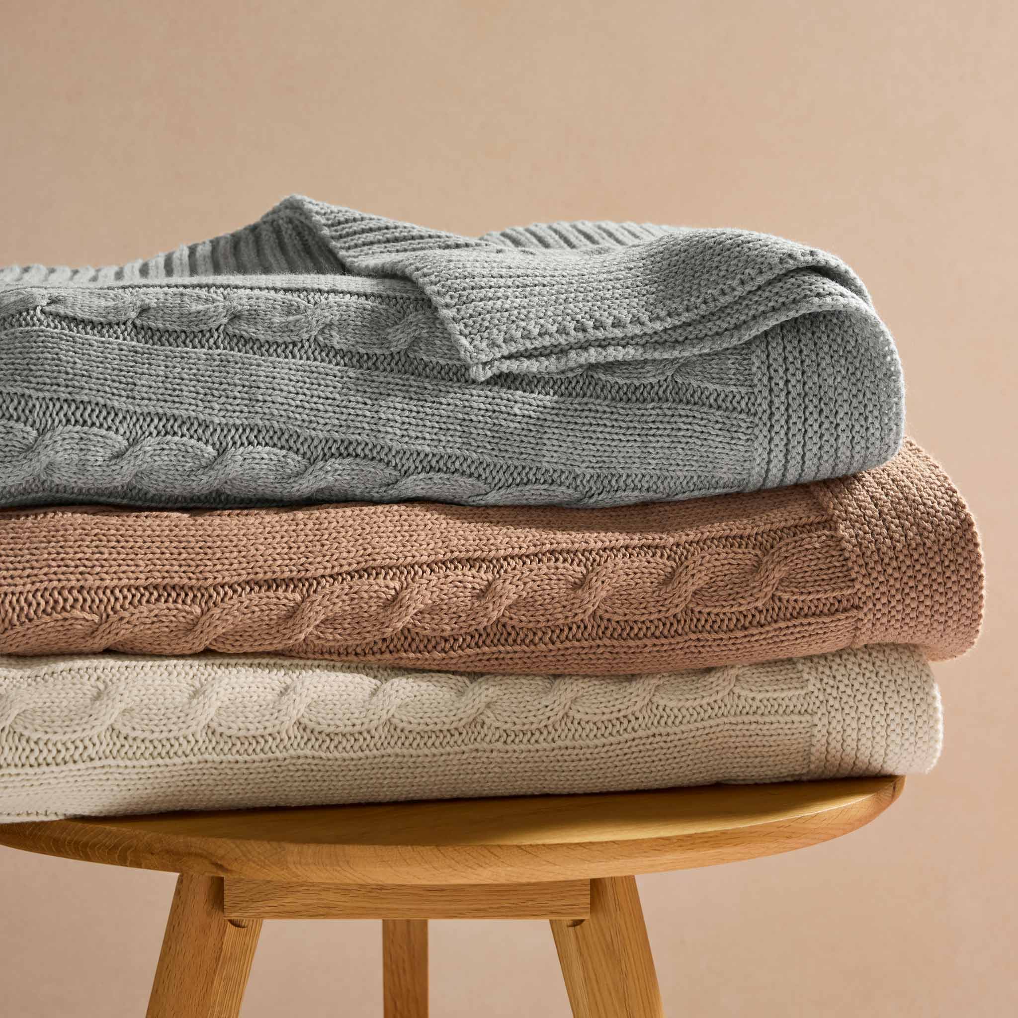  Cable Knit Throw Blanket - Last Call、mySite、sugarbowlscore