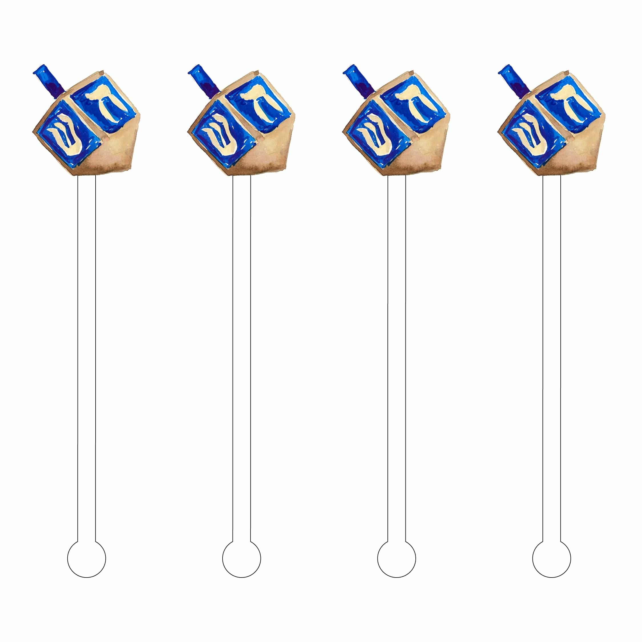 Dreidel Acrylic Stir Sticks、mySite、topwebapps
