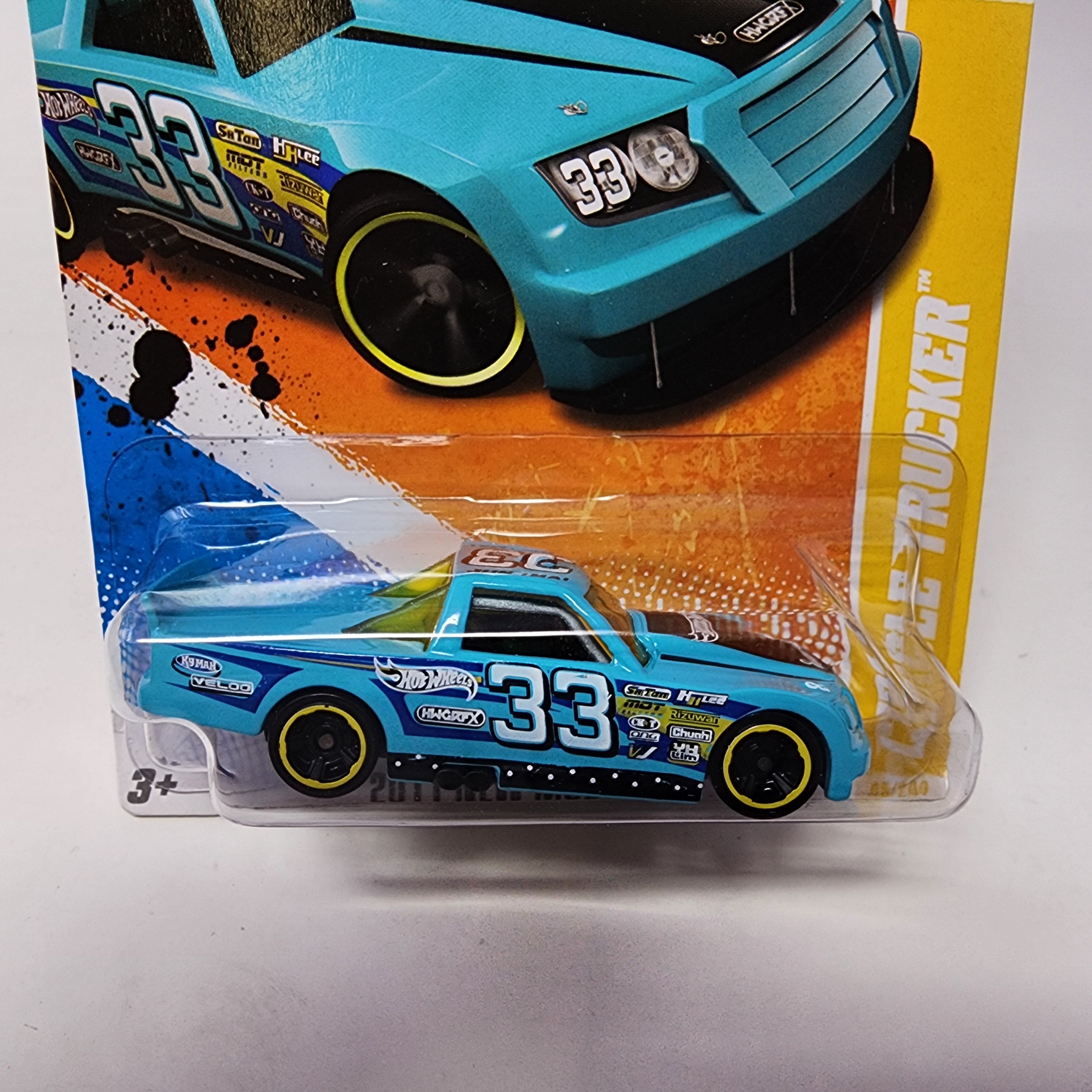 Circle Trucker #46 * Teal * Hot Wheels 2011 New Models、mySite、hgirdovlk