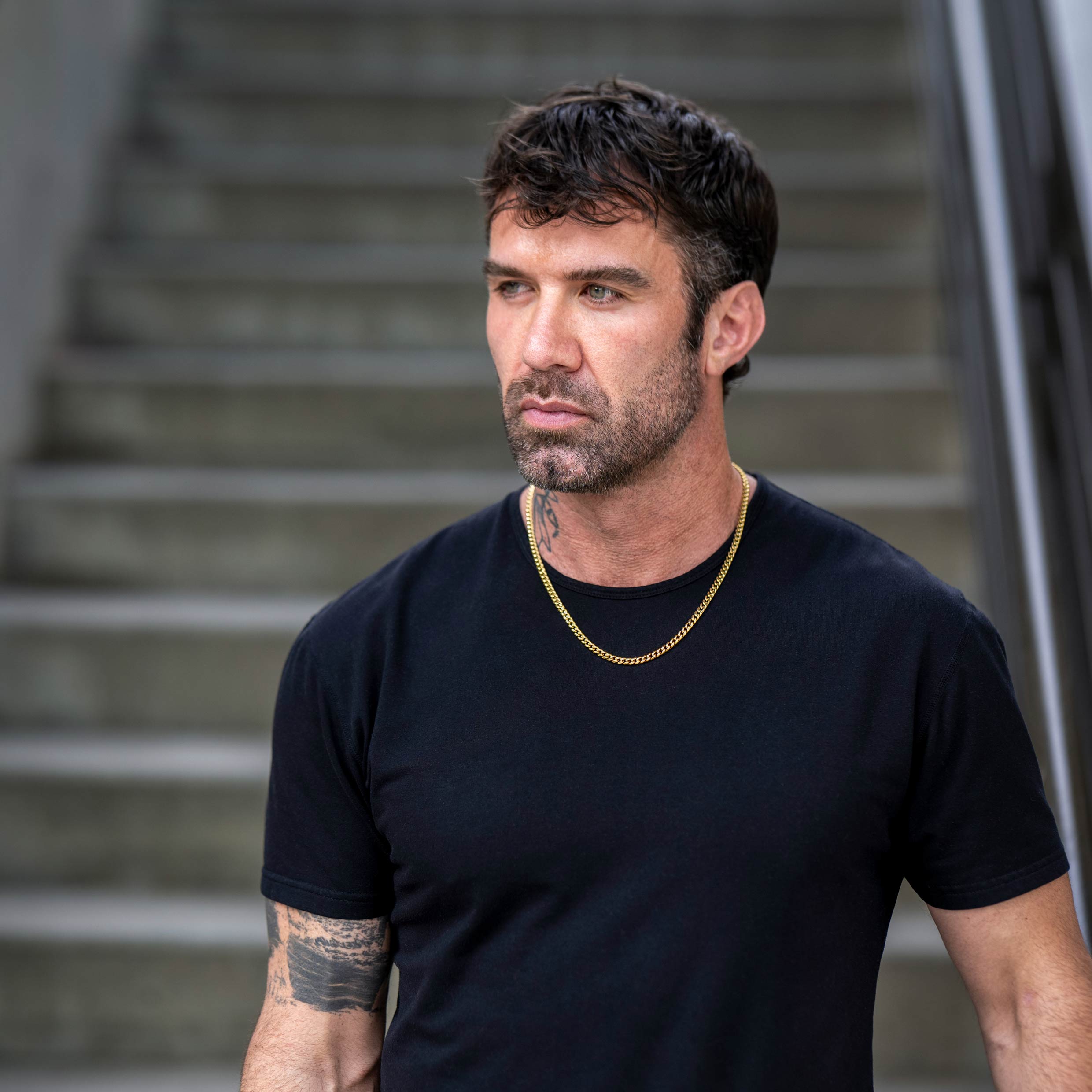 Cuban Chain Necklace, 5MM - 14K Gold、mySite、botmansion