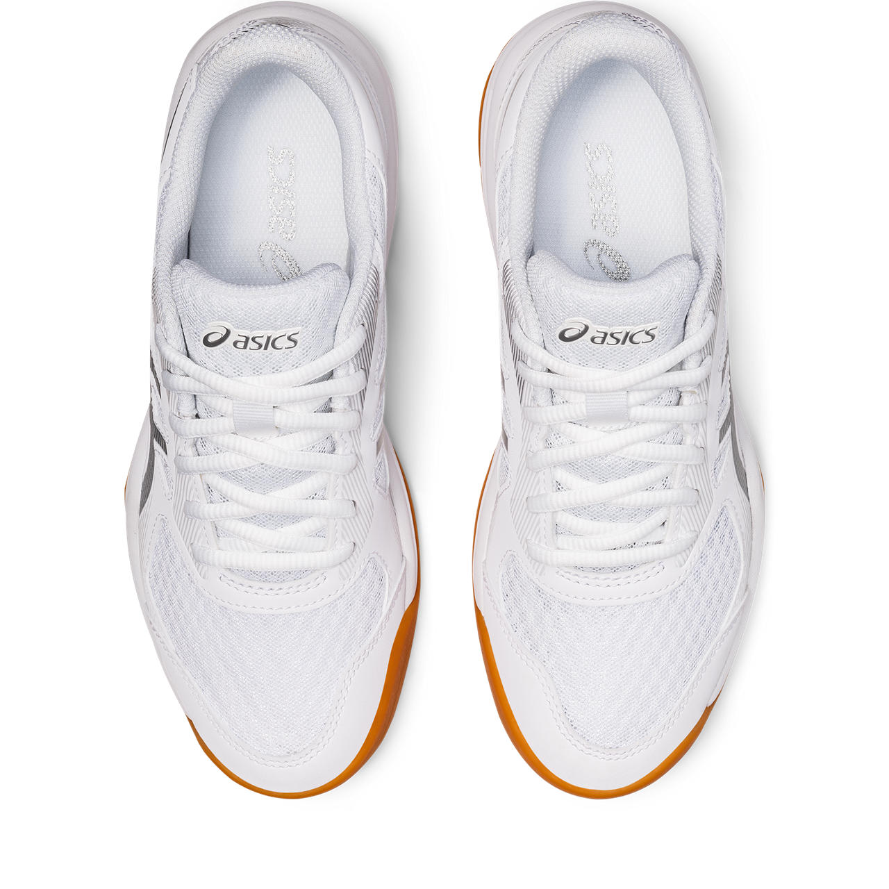 Asics Gel Upcourt 5 Women's Indoor Court Shoe (White/Pure Silver)