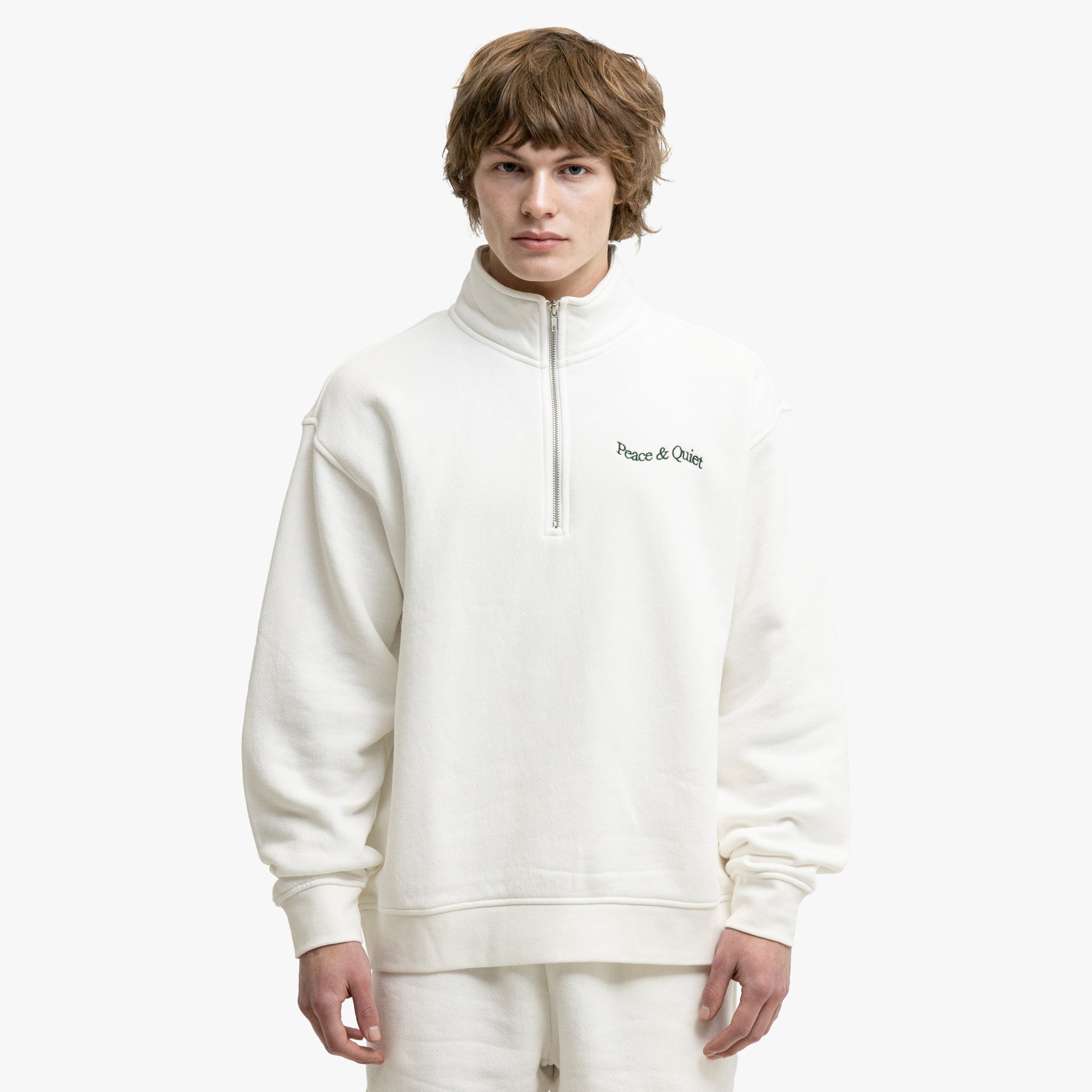  Museum Of Peace & Quiet Quarter Zip Up White、mySite、merchandisen