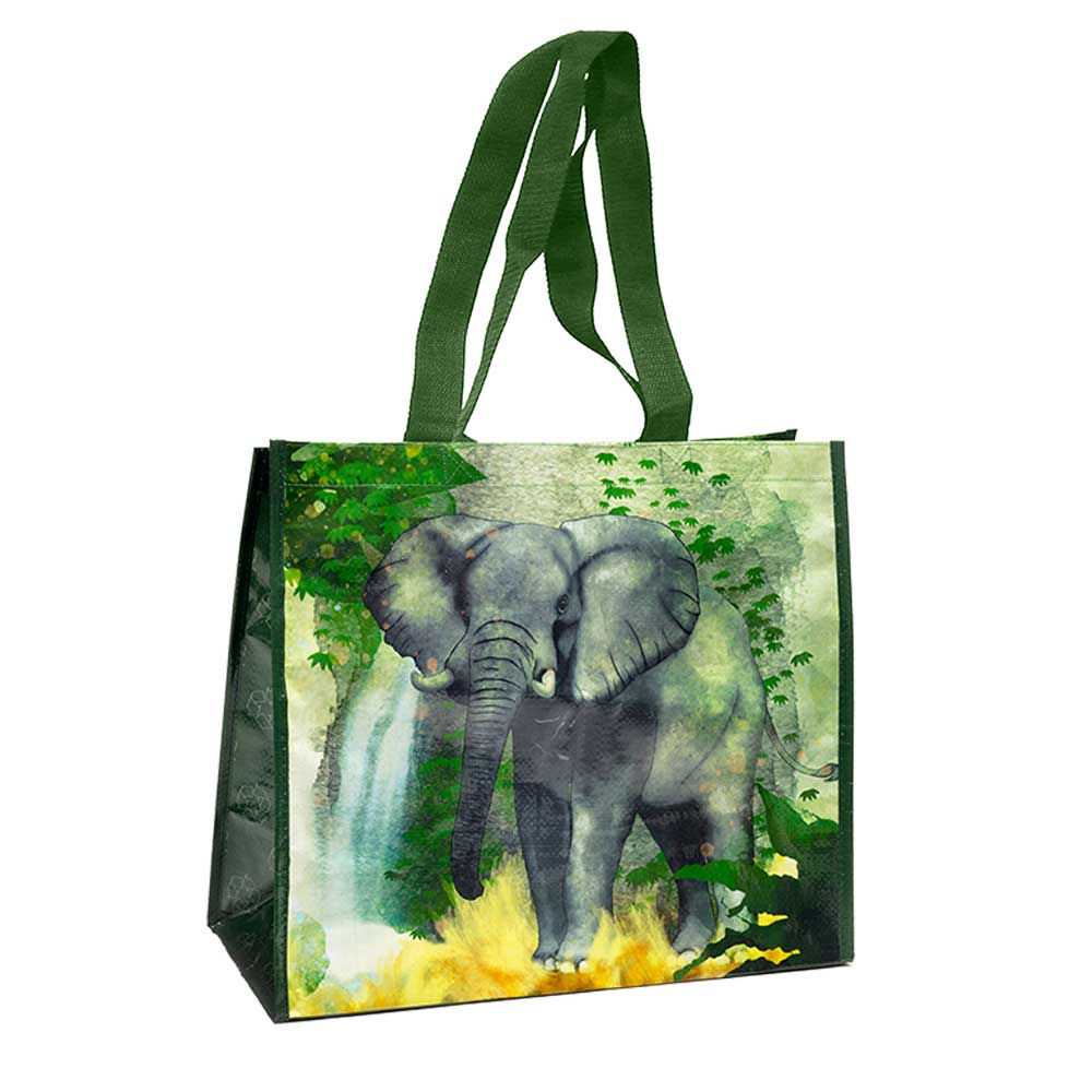 Elephant Watercolor Tote Bag、mySite、g9winljtr