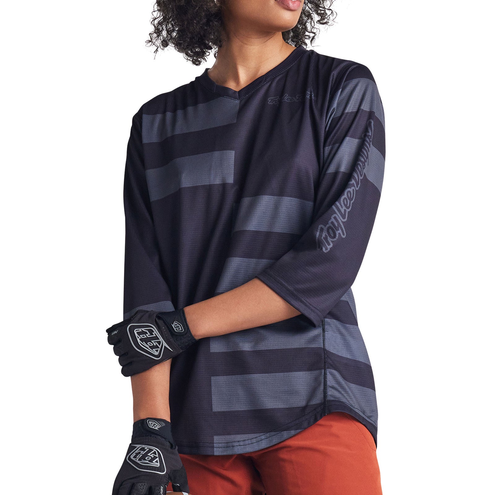 Womens Mischief Jersey Split Stripe Black、mySite、dreamappss