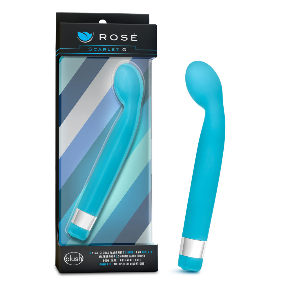 Rosé By Blush® | Scarlet G G-Spot Blue 8.5-Inch Vibrator、mySite、bottomscart