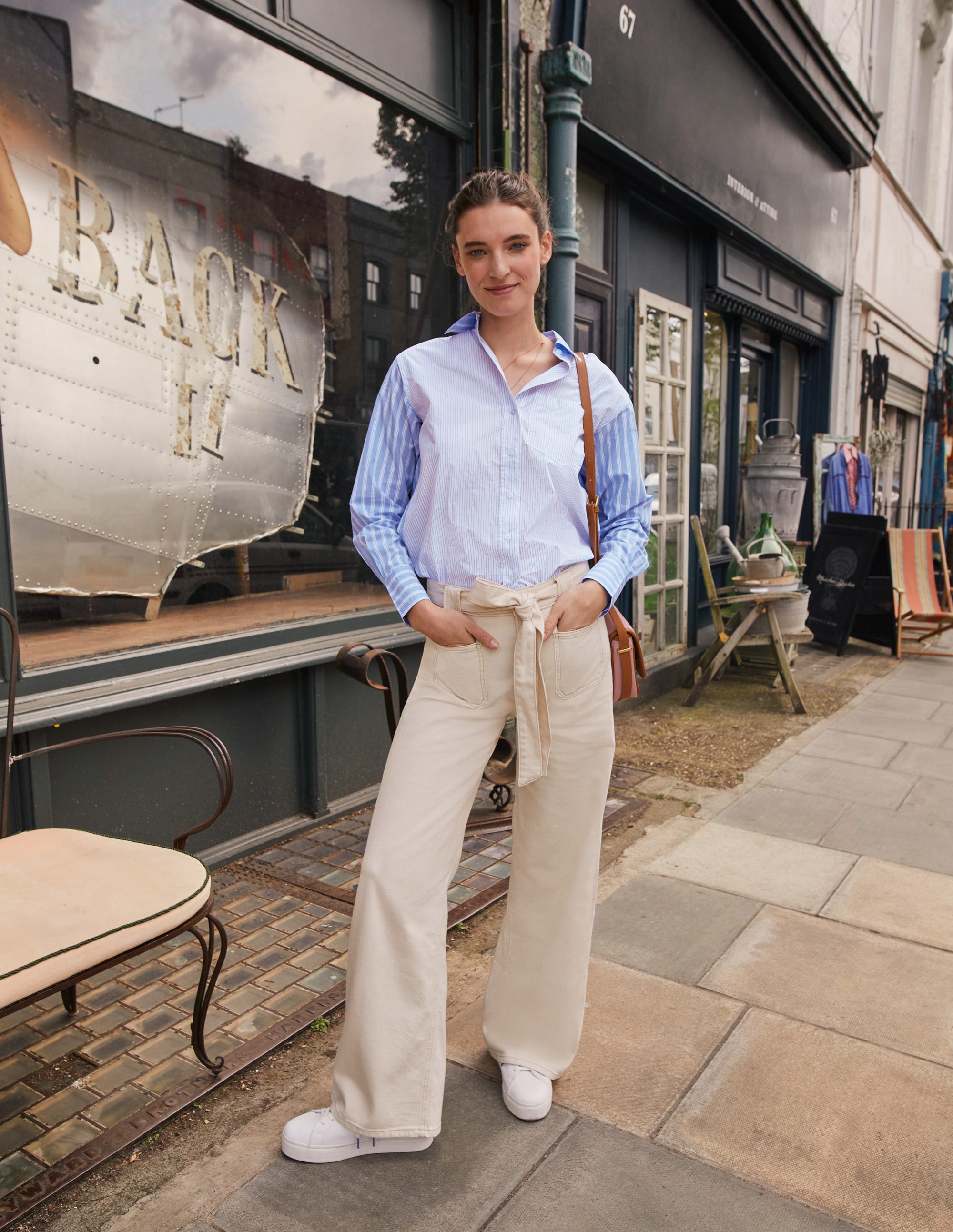  Flatform Trainers-White Tumbled Leather、mySite、ashleygrahame