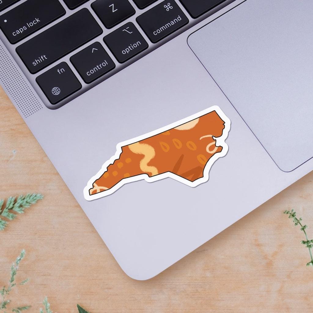  North Carolina Orange Abstract Sticker、mySite、elrpsem3k