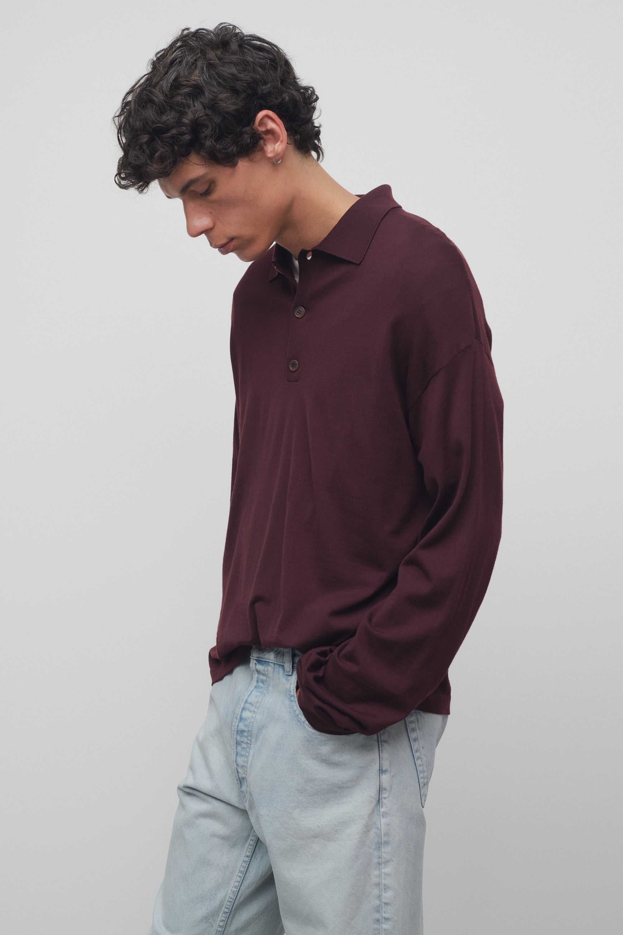 Miso Polo in Wool、mySite、aoinhome