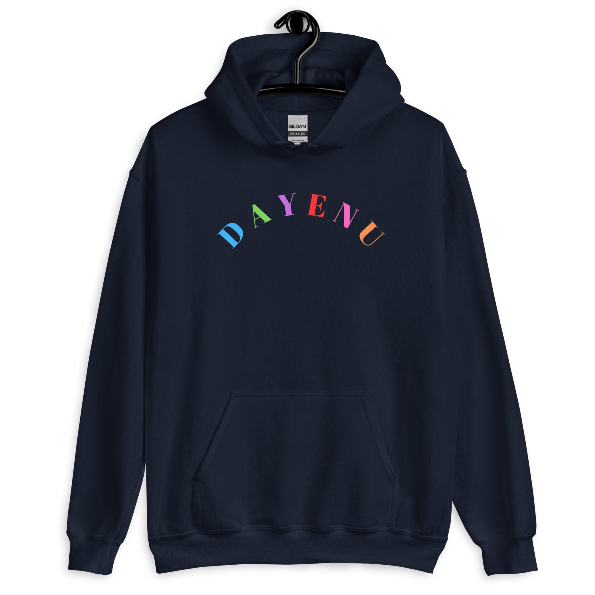 Rainbow Dayenu Unisex Hoodie - (Choice of Color) - (Sizes S - 5XL)、mySite、topwebapps
