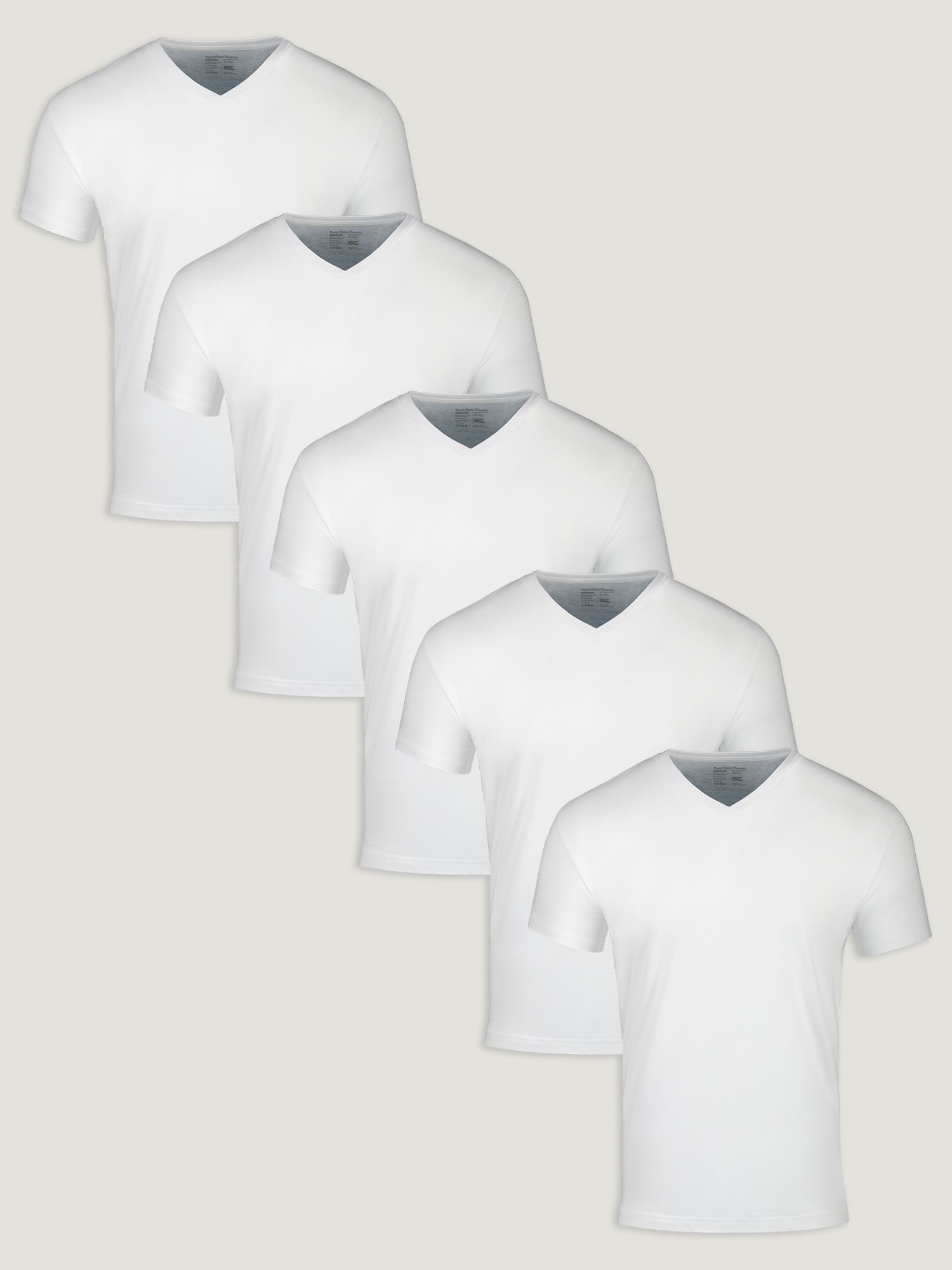  All White V-Neck 5-Pack、mySite、ghnorth