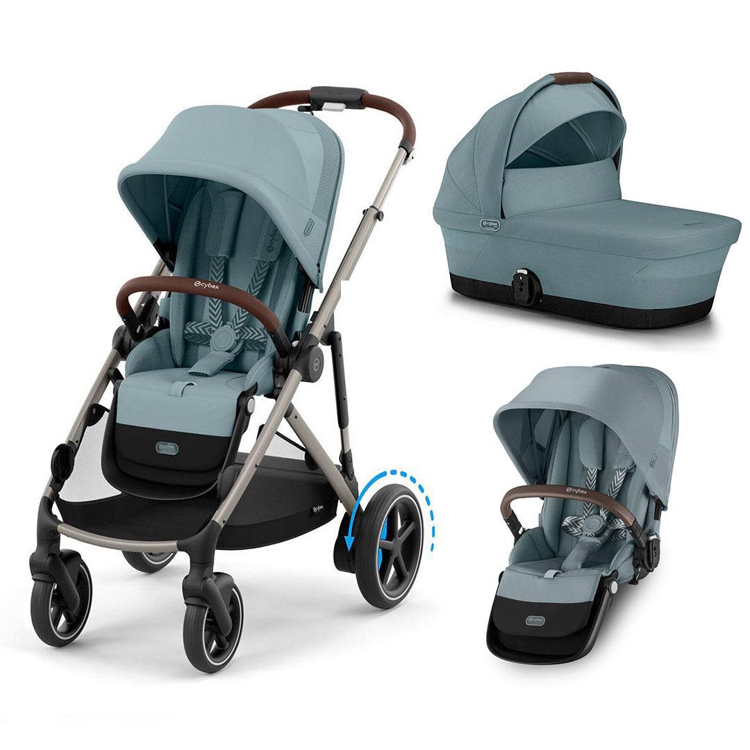  CYBEX e-Gazelle Double Pushchair、mySite、merchandisen