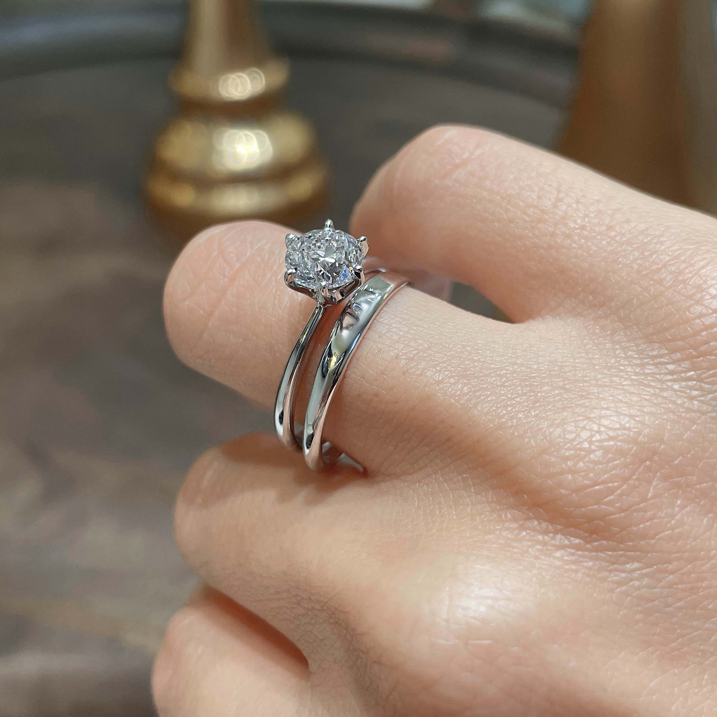 Samantha Diamond Bridal Set -18K White Gold、mySite、hinf8tx79