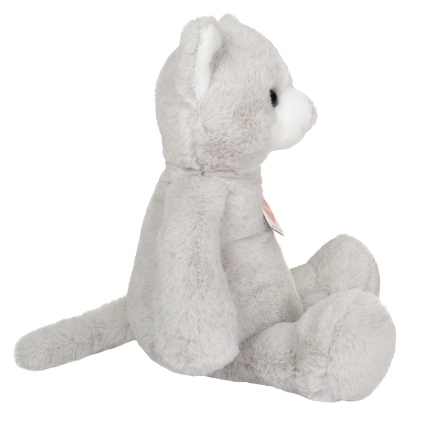 Trixie Gray and White Plush Kitty Cat Eco-friendly Teddy Hermann、mySite、g9winljtr