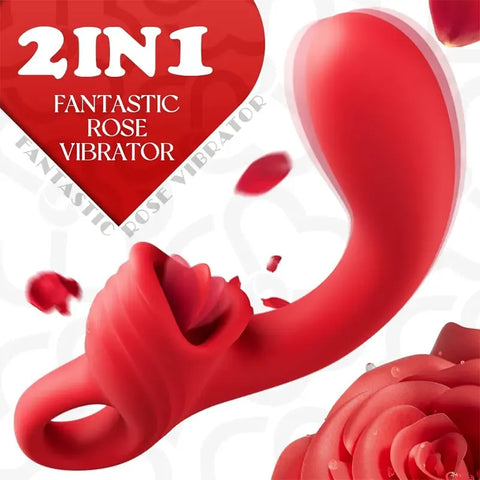 Rose Lip Licking Clitoral Vibrator