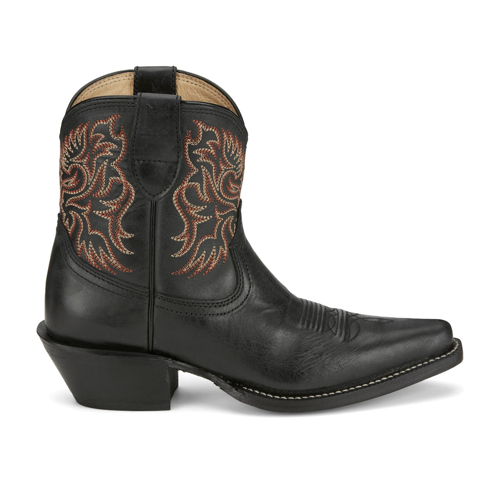 Isabella Embroidered Snip Toe Cowboy Booties、mySite、gtrtttuynbv