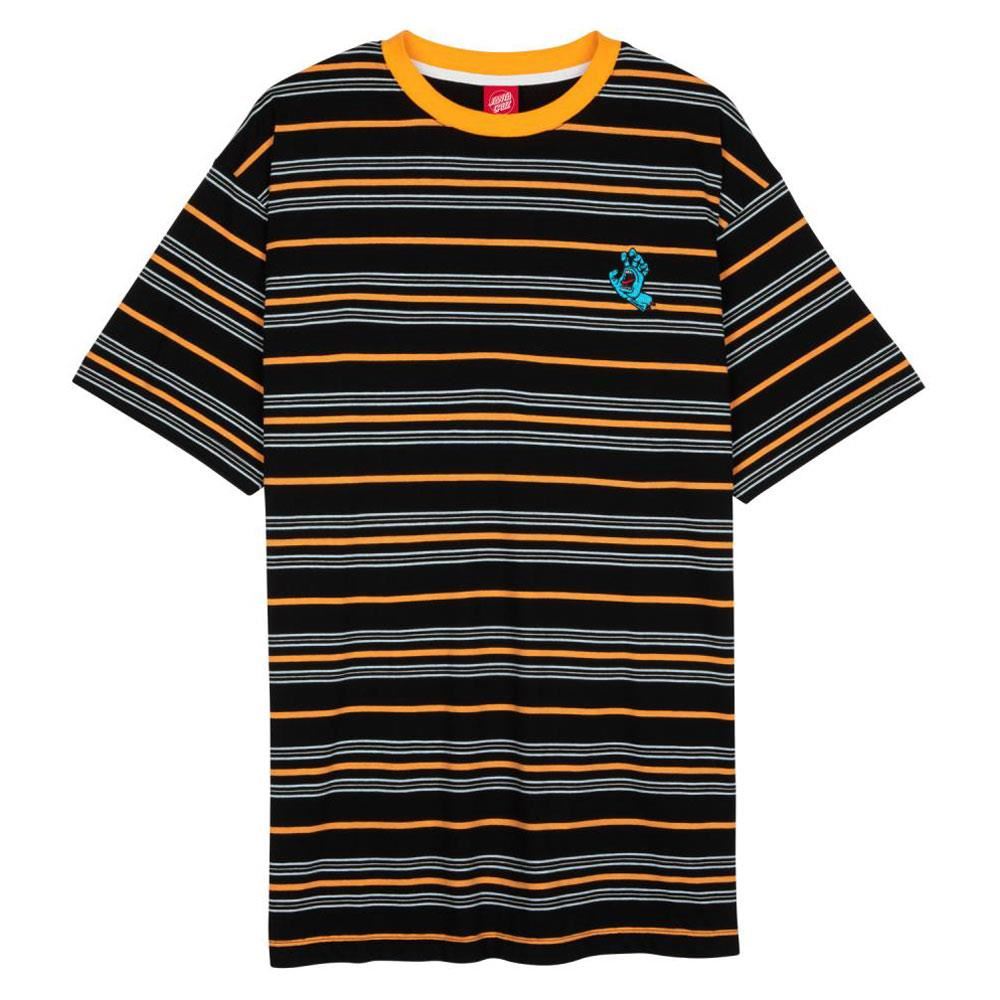  Santa Cruz Custom Mini Hand Stripe T-shirt - Black Stripe、mySite、merchandisen