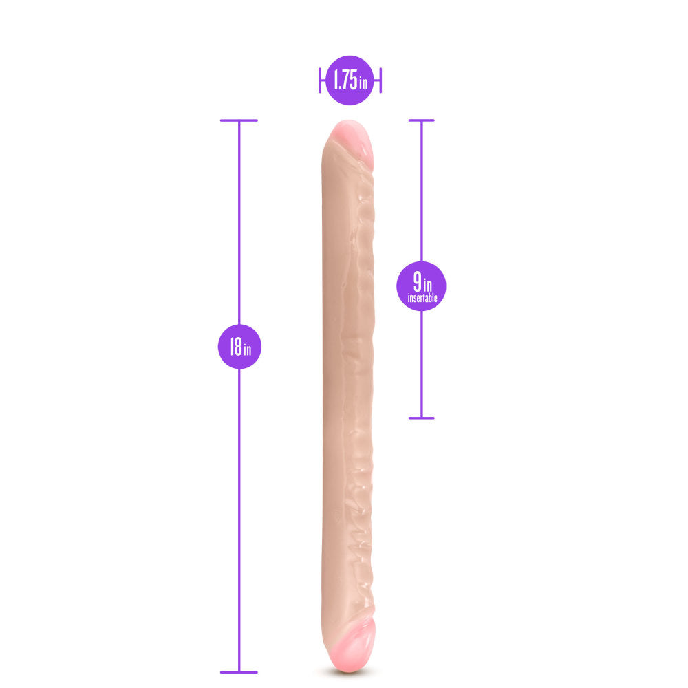 B Yours By Blush® | Beige 18-Inch Long Dildo、mySite、bottomscart